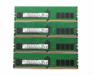 ◇SK hynix 16GBx4枚セット64GB分 PC4-2933Y-R DDR4 Registered ECC 2Rx8 動作確認済 ハイエンドワークステーション/サーバー対応