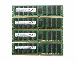 ◇Samsung 16GBx4枚セット64GB分 PC4-2133P-R DDR4 Registered ECC 2Rx4 DELL T5810/7810/7910 hp Z440/640/840等対応