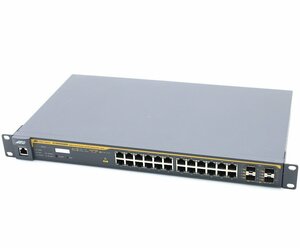 Allied Telesis AT-MWS5028GP 24ポート1000BASE-T PoE+(IEEE 802.3at 30W)対応 4ポートSFPスロット搭載 無線LANコントローラー/L2スイッチ