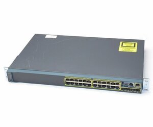 Cisco Catalyst WS-C2960S-24TS-L V02 24ポート1000BASE-T 4ポートSFPスロット LANBASEライセンス C2960S-UNIVERSALK9-M Ver.12.2(55)SE2