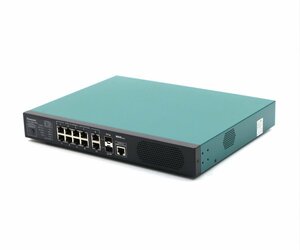 Panasonic Switch-M8eGPWR+ 8ポート1000BASE-T PoE+対応 2ポート1000BASE-T L2スイッチ VLAN等対応 設定初期化済 ゴム足付属