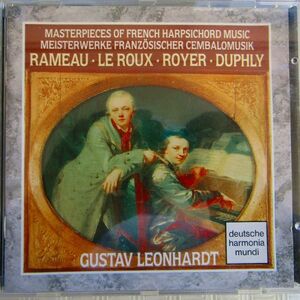 【DHM】レオンハルト「フランス・チェンバロ名曲集/ラモー/ルルー/ロワイエ/デュフリ」1991年