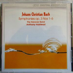 【CPO】J.C.バッハ「交響曲第3番」ハルステッド＆ハノーヴァー・バンド　1994年