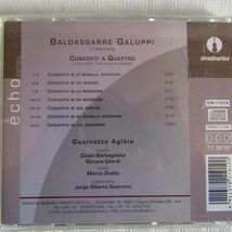 【stradivarius】ガルッピ「4声のための協奏曲」クアルテット・アグライア　2007年_画像2
