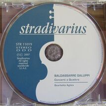 【stradivarius】ガルッピ「4声のための協奏曲」クアルテット・アグライア　2007年_画像3