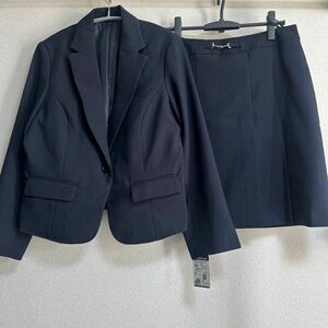 新品未使用 15ar 2XLサイズ スカートスーツ 上下セット ネイビー 濃い紺色ジャケット 大きいサイズ