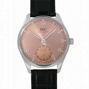 IWC ポルトギーゼ・オートマティック 40 IW358313 サーモンピンク メンズ 新品 送料無料 腕時計