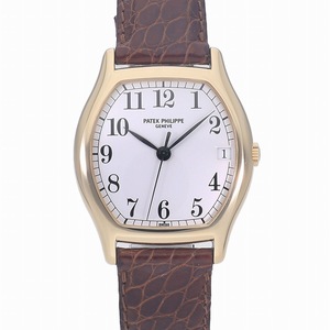 パテックフィリップ ゴンドーロ ポーセリンホワイト 5030J 中古 メンズ（男性用） 送料無料 腕時計