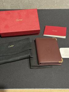 カルティエ Cartier カードケース 名刺入れ マスト ドゥ カルティエ カード ホルダー メンズ レディース 本革 革 ブランド