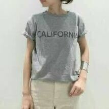 美品○REMI RELIEF レミレリーフ アパルトモン○CALIFORNIA 半袖　カットソー　プルオーバー Tシャツ トップス　日本製 AP STUDIO 取扱い_画像2