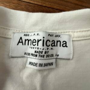 美品○Americana アメリカーナ○半袖 プルオーバー カットソー Tシャツ トップス アパルトモン AP STUDIO 取扱い レディース 日本製の画像4