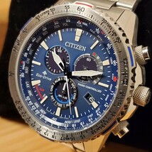 CITIZEN PROMASTER SKY CB5000-50L シチズン プロマスター スカイ エコドライブ 電波ソーラー E660-S115469 多機能パイロットウオッチ_画像3