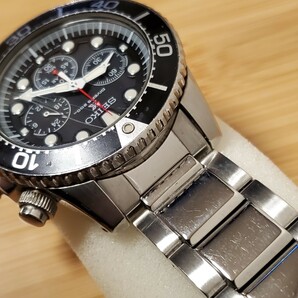 セイコー プロスペックス クロノグラフ ダイバースキューバ SEIKO PROSPEX SSC015P1 ソーラー V175-0AD0の画像6