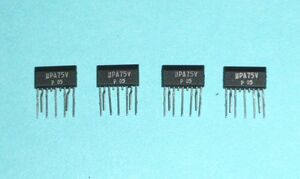 NEC dual PNP transistor μPA75V 4 piece set (7) unused goods 