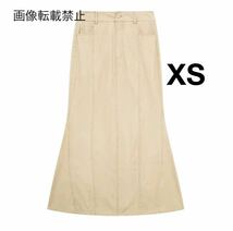 vintage ヴィンテージ レトロ ロング フレアスカート ボトムス XSサイズ レディース★ZARA 好きな方に★2024 S/S 春新作 新品未使用★_画像1