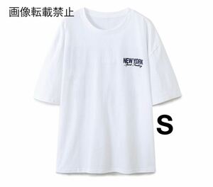 vintage ヴィンテージ レトロ ロゴ 半袖 Tシャツ トップス Sサイズ レディース★ZARA 好きな方に★2024 S/S 春新作 新品未使用★