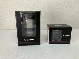 未開封品カメラ好き必見ですcanonレンズ型マグカップとダブルウォールマグセット