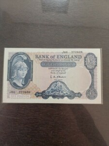 ★希少★　イングランド　旧紙幣　外国紙幣　World Paper Money　　