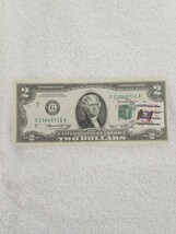 ★希少★　アメリカ　２ドル　旧紙幣　外国紙幣　world paper money_画像1