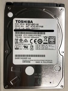 使用時間 311時間 正常 TOSHIBA MQ01ABD100 1000GB 1TB n20240301-29