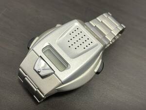 1円 ～ SEIKO セイコー A860-4001 音声 デジタル ウォッチ ボイス ウォッチ 腕時計 クオーツ シルバー 動作未確認