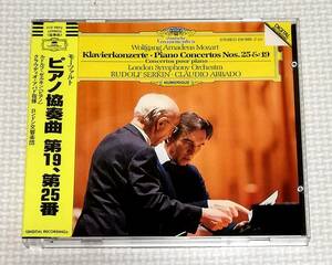 CD　モーツァルト ピアノ協奏曲19&25番/ゼルキン/アバド/LSO/西独盤/シール帯