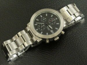 シチズン クロノグラフ CHRONOGRAPH 0510-S75438 ブラック 美品(ほぼ未使用) クォーツ 時計