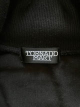 ■TORNADO MART■ トルネードマート メンズ デザイン パーカー コート ダブルジップ アウター ブラック _画像4