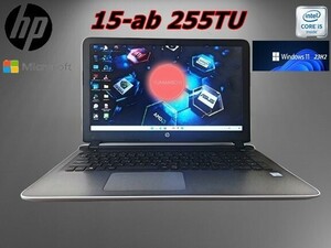 【爆速 Core i5/メモリ8GB/SSHD1TB搭載】Windows11 ｖ23H2【hp 15-ab 255TU】Webカメラ/HDMI/Bluetooth/No.8978