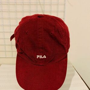 【美品】FILA フィラ　 帽子 キャップ　ゴルフキャップ　男女兼用　フリーサイズ