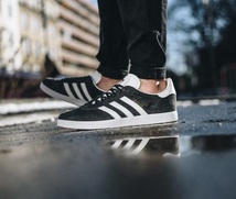 [adidas Originals] ガゼル グレー 27.5cm/US9.5 GAZELLE BB5480 スニーカー 美品 定番 アディダスオリジナルス_画像9