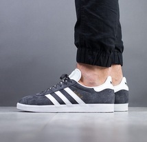 [adidas Originals] ガゼル グレー 27.5cm/US9.5 GAZELLE BB5480 スニーカー 美品 定番 アディダスオリジナルス_画像7