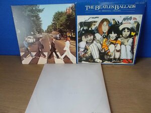 【レコード】《3点セット》THE BEATLES BALLADS 20 original tracks ほか ※レコードに傷がございます。※輸入盤含む