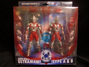 希少未開封品! Ruishi×SAIYUDO SUPER REBORN CHOGOKIN (S.R.C.)VOL.01 究極重生 ウルトラマン AタイプとBタイプ! S.I.C SIC