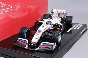 【ミニチャンプス】 1/43 ウラルカリ ハース F1 チーム VF-21 ミック・シューマッハ 　ベルギーGP 2021 　 [417211347]★未開封新品！