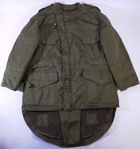  Britain army /UK 50 period /1954 year Vintage yellowtail tissue Army Parker lining attaching illusion. dead stock /Size1 m65/m51/ Mod's Coat undercover