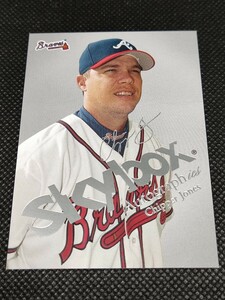 2004 FLEER SKYBOX Autograph ink 037/150 CHIPPER JONES チッパー・ジョーンズ 150枚