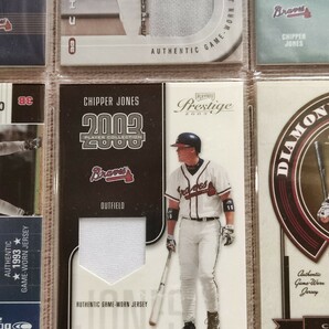 2001 2004 DONRUSS PLAYOFF LEAF JERSEY CHIPPER JONES チッパー・ジョーンズ ジャージ9枚セット 23/50 74/93 100枚 150枚限定の画像6