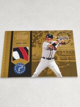 2004 DONRUSS LEAF CENTURY COLLECTION PATCH 08/25 CHIPPER BAT JONES チッパー・ジョーンズ 25枚_画像1