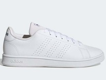 adidas アドバンコート ベース ライフスタイル/ADVANCOURT BASE LIFESTYLE 白/白/紺 25.5cm_画像2