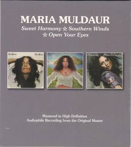 AOR/SSW/Blue Eyed Soul■MARIA MULDAUR ('76 + '78 + '79) 3LP on 2CD 廃盤 Nick DeCaro, Les Dudek, Dean Parks, Stevie Wonder