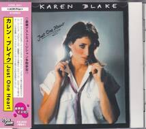 AOR■KAREN BLAKE / Just One Heart (1984) レア廃盤 Christopher Cross, Karla Bonoff, Dann Huff, Steve Lukather, Michael Landau_画像1