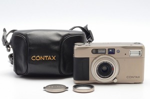 超人気 Contax コンタックス TVS コンパクトフィルムカメラ ボディ データバック ケース付き