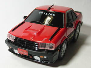 日産 スカイライン RSターボ (赤/黒）＠car プルバックカー　ドライブタウン　ミニカー R30 SKYLINE