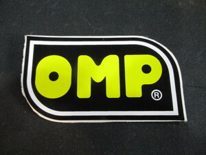 ■OMP ステッカー シール デカール 76mm x 42mm フィアット ランチア アバルト アルファロメオ フェラーリ WRC ラリー 送料84円定形郵便■