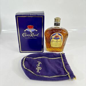 未開栓 crown ROYAL クラウン　ローヤル　Canadian カナディアン　whiskey ウィスキー　古酒 洋酒 750ml 40%