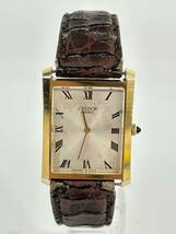 稼働品　SEIKO セイコー　credor クレドール　腕時計　クオーツ　シルバー　ゴールド　5930-5090 14K ステンレス　重量:約23g_画像1