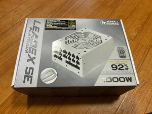 プラグ完品　 SUPER FLOWER SF-1000F14MP LEADEX PLATINUM SE White ホワイト 1000W PC電源 ATX電源 フルプラグイン 完品