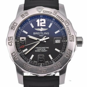 ブライトリング BREITLING A74387 コルト 44 デイト クォーツ メンズ 良品 内箱付き I#126078