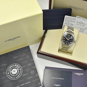 ロンジン LONGINES L3.810.4.53.6 スピリット 自動巻き メンズ 美品 箱・保証書付き O#129025の画像9